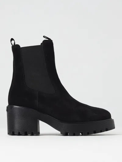 Hogan Flache Stiefeletten  Damen Farbe Schwarz In Black