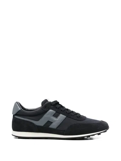 Hogan Man Sporty Sneakers In Black