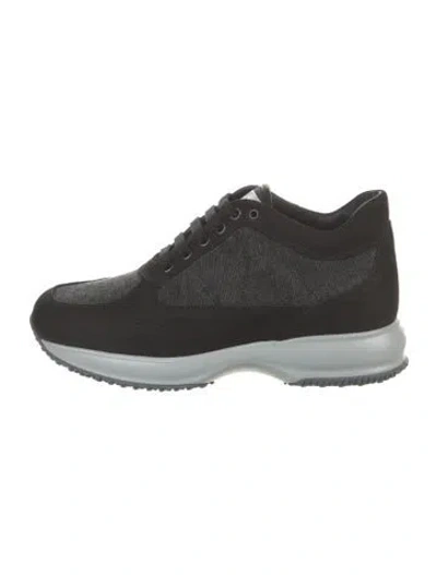 Pre-owned Hogan Suede Athletic Sneakers In Multi