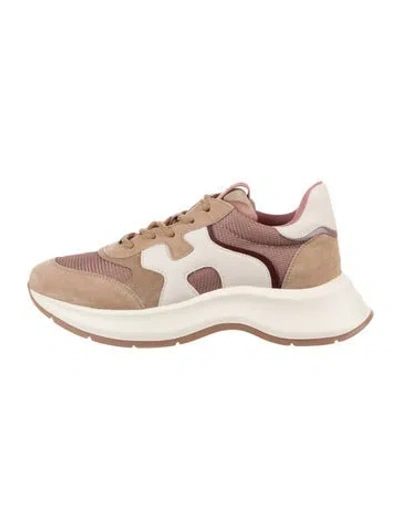 Pre-owned Hogan Suede Chunky Sneakers In Purple