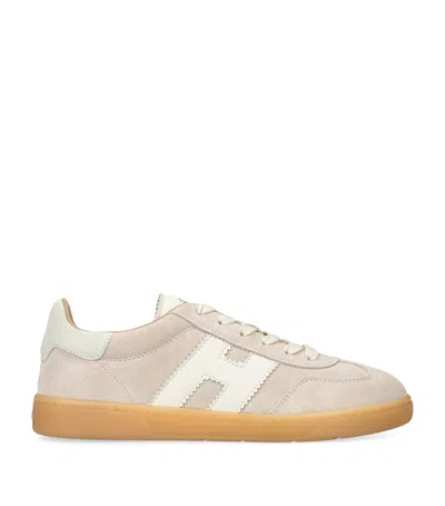 Hogan Suede Cool Sneakers In Beige