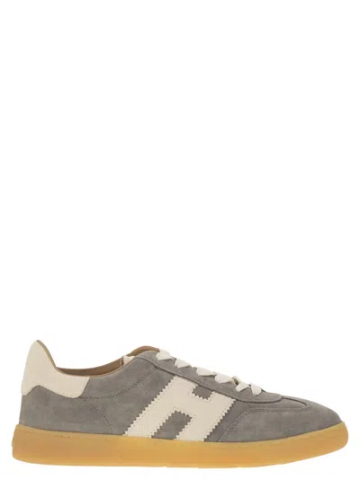 HOGAN SUEDE COOL SNEAKERS WITH NAPPA LEATHER ACCENTS
