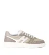 Hogan Low-top Sneakers With Nubuck Leather In Green