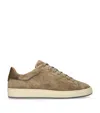 Hogan H672 Allacciato H Fori Sneaker In Beige