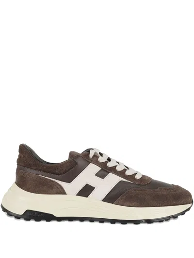 HOGAN SUEDE LACE-UP SNEAKERS