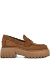 Hogan Suede Loafers In Multi