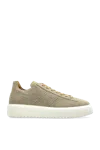 Hogan Low-top Suede Sneakers With Perforated Detailing