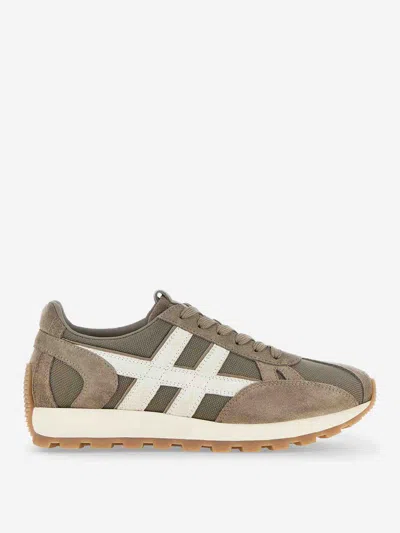 Hogan Suede Sneakers 86 In Brown