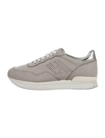 Pre-owned Hogan Suede Sneakers In Grey