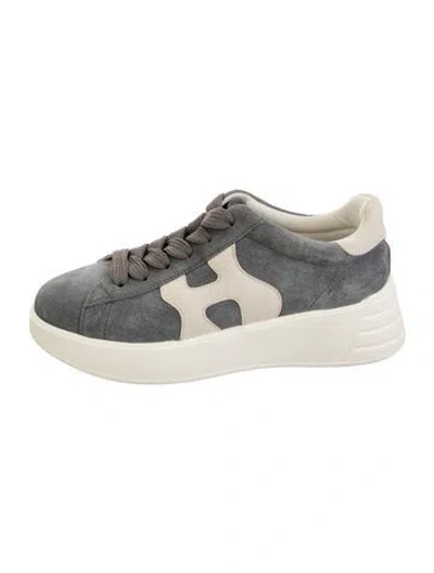 Pre-owned Hogan Suede Sneakers In Multicolor