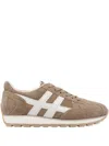 Hogan Interactive Grey Suede Sneakers In Neutral