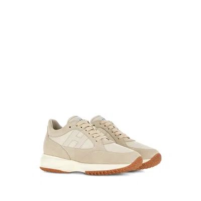 Hogan Chic Suede Sneakers For Women In Multi