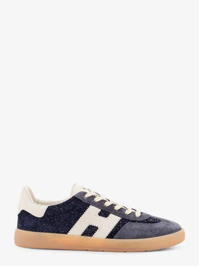 Hogan Suede Sneakers With Iconic Side Logo In Multi