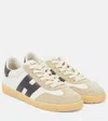 Hogan Cool Lace-up Leather Sneakers In Multicoloured