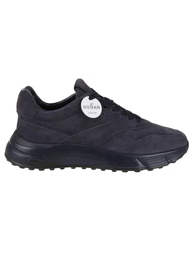 Hogan Suede Upper Hyperlight Sneakers In Black