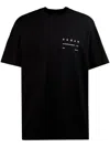 Hogan Crew-neck T-shirt With Lettering In Black