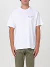 Hogan Crewneck Printed Design Short Sleeves T-shirt In Weiss