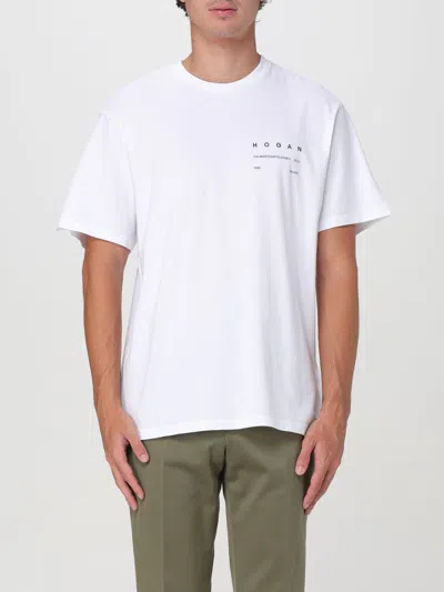 HOGAN T-SHIRT HOGAN MEN COLOR WHITE,F93341001
