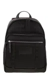 Hogan Lightweight Black Technical Fabric Backpack In Black