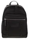 Hogan Technical Fabric Backpack In Black