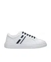 Hogan Teen Lace-up Sneakers In White