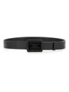 Hogan Adjustable Textured Leather Belt