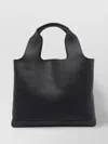 Hogan Textured Finish Tote Bag With Metal Hardware