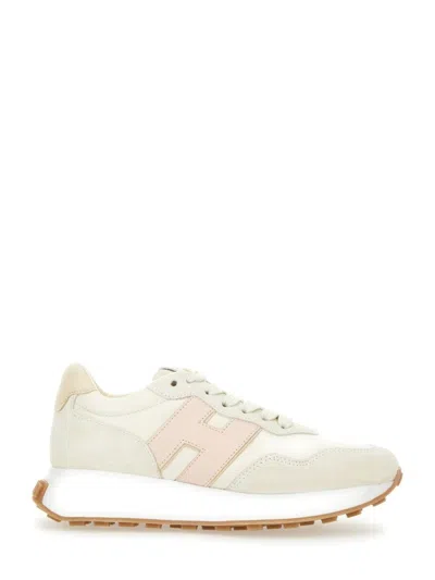 Hogan Textured Leather Sneakers