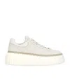 Hogan Thick Sole And Low-cut Casual Shoes In White