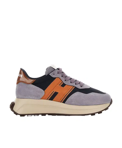 Hogan H641 Low-top Sneakers In Gray
