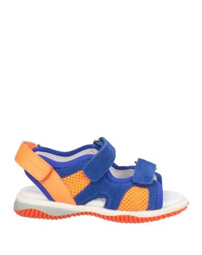 Hogan Babies'  Toddler Boy Sandals Navy Size 9.5c Textile Fibers, Leather In Multi