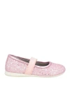 Hogan Toddler Girl Ballet Flats Pink Size 10c Textile Fibers In Pink