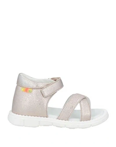 Hogan Babies'  Toddler Girl Sandals Platinum Size 10c Leather In Grey