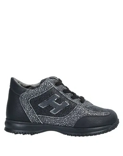 Hogan Babies'  Toddler Girl Sneakers Black Size 10c Soft Leather