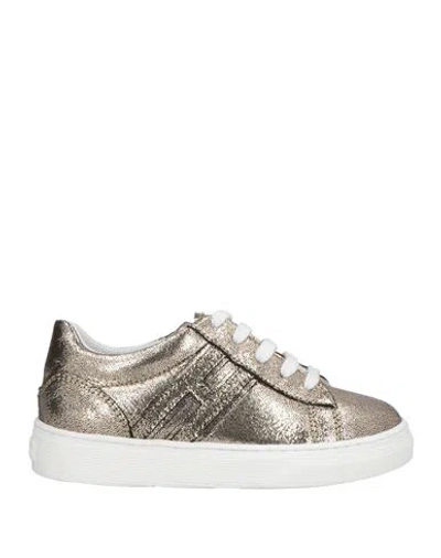 Hogan Babies'  Toddler Girl Sneakers Gold Size 10c Leather
