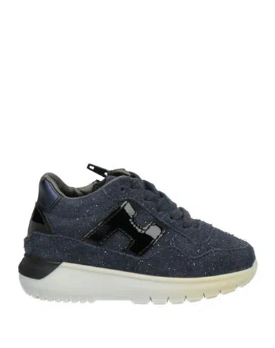 Hogan Babies'  Toddler Girl Sneakers Midnight Blue Size 10c Leather