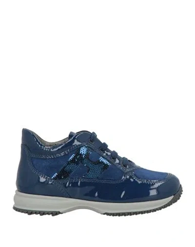 Hogan Babies'  Toddler Girl Sneakers Navy Size 10c Leather In Multi