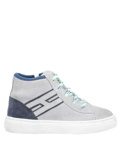 Hogan Babies'  Toddler Sneakers Light Grey Size 10c Soft Leather
