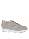 Hogan Tomaia In Suede And Technical Fabric In Multi
