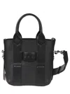 Hogan Leather Shoulder Bag 2 Handles In Black