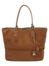 Hogan Medium Address Shopping Bag In Brown
