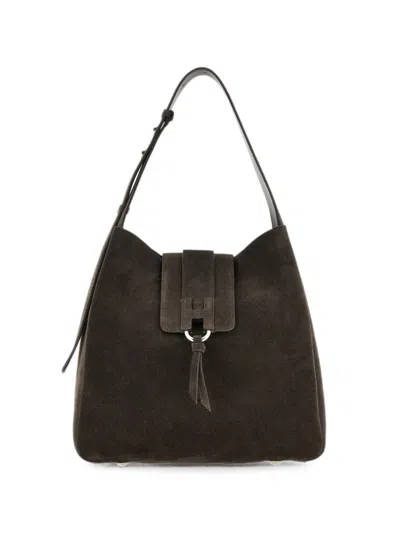 Hogan Trend Hobo Bag In Brown