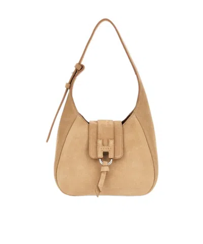 Hogan Trend Hobo Bag Mini In Sand