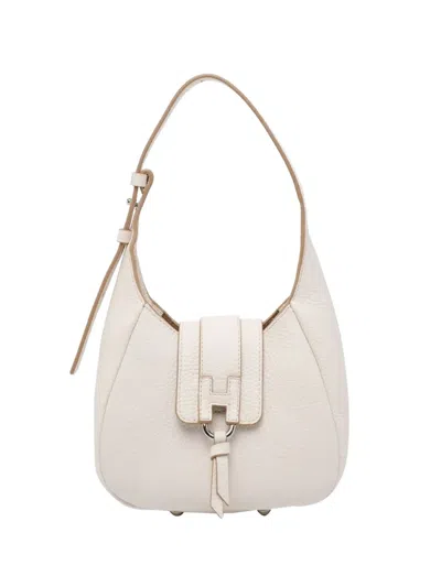 Hogan Trend Hobo Buckle Bag In Neutral