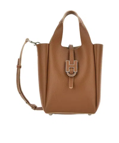Hogan Trend Shopping Bag Mini In Brown
