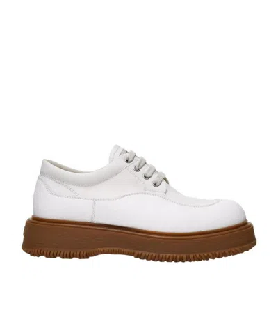 Hogan Untraditional Lace-up Sneakers In White