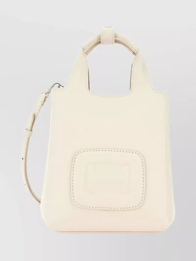 Hogan Versatile Cross-body Bag Adjustable Strap In Neutral