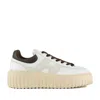 Hogan H-stripes Sneakers In White
