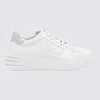 Hogan White And Grey Leather Sneakers