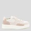 Hogan White And Pink Sneakers